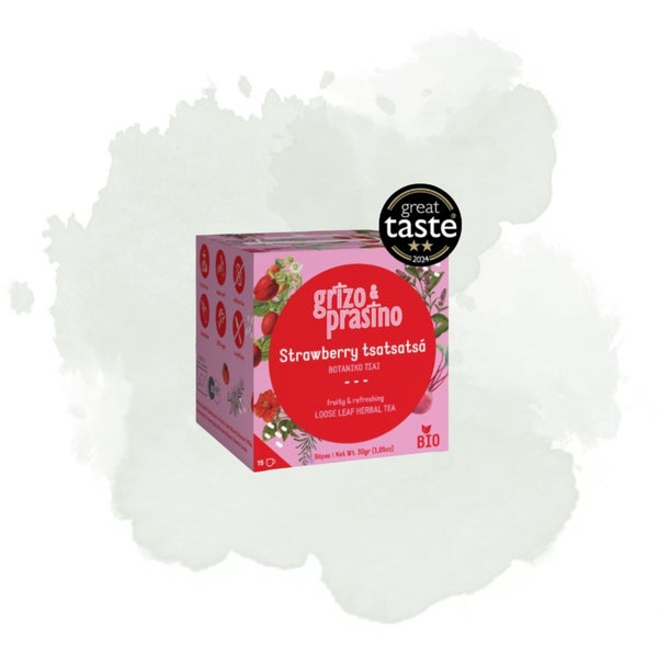 Strawberry tsatsats&aacute; &ndash; luomu yrttitee (irtosekoitus 30 g)